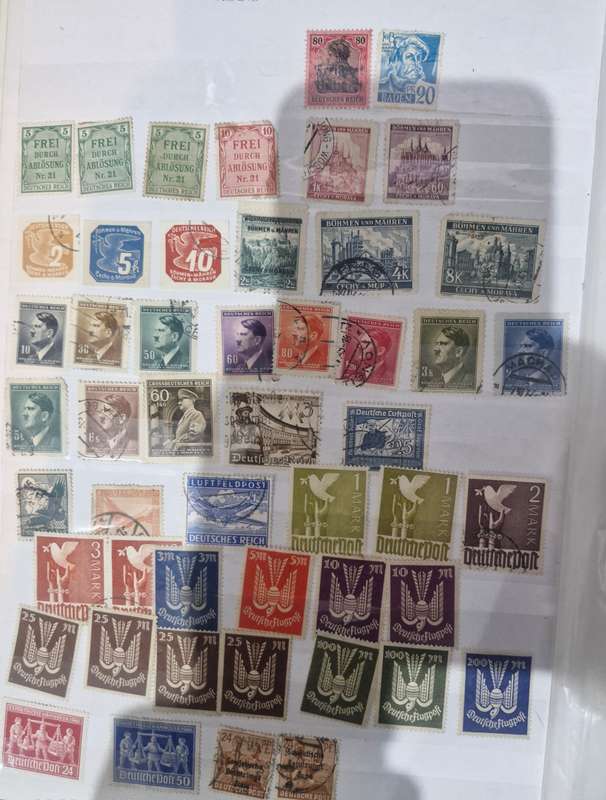 31 Page Prinz album with GERMAN stamps - 1800s onwards - GREAT VALUE
