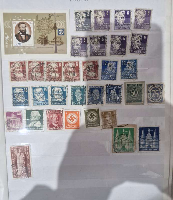 31 Page Prinz album with GERMAN stamps - 1800s onwards - GREAT VALUE