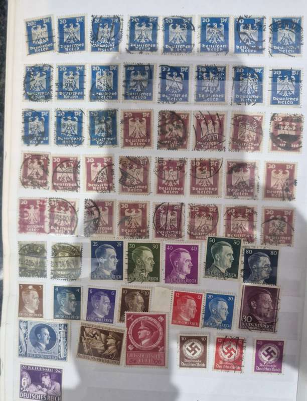 31 Page Prinz album with GERMAN stamps - 1800s onwards - GREAT VALUE