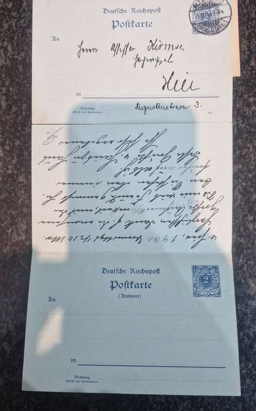 Approx. 100 Postcards/Lettercards from 1800s to early 1900s. Many different stamp cancellations