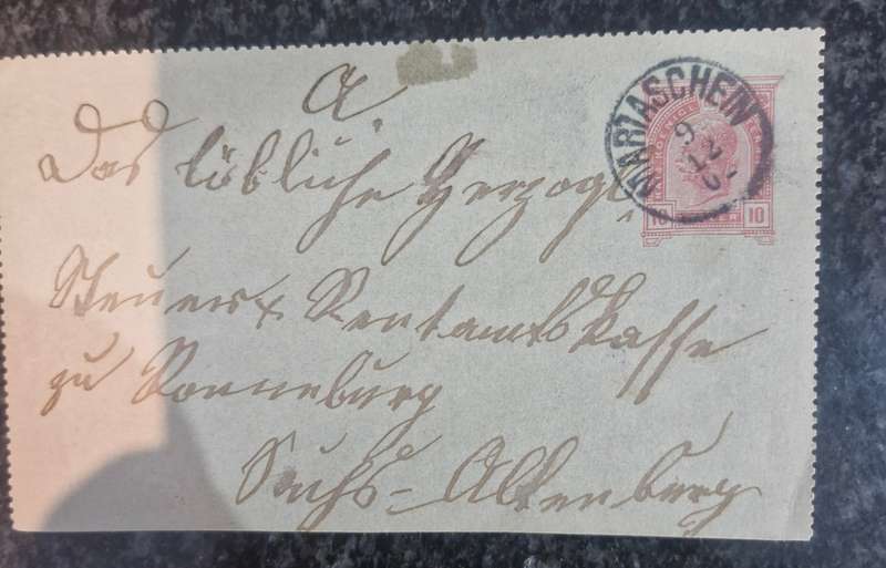Approx. 100 Postcards/Lettercards from 1800s to early 1900s. Many different stamp cancellations