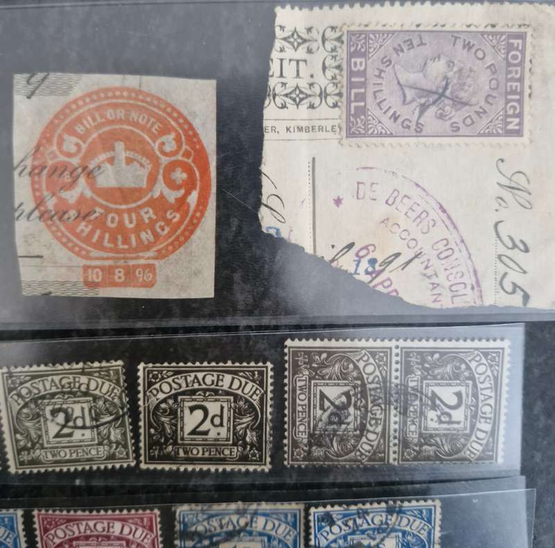 Lot of Postage Due, foreign, bill of note, cinderella, revenue & Cinderella Britain Stamps