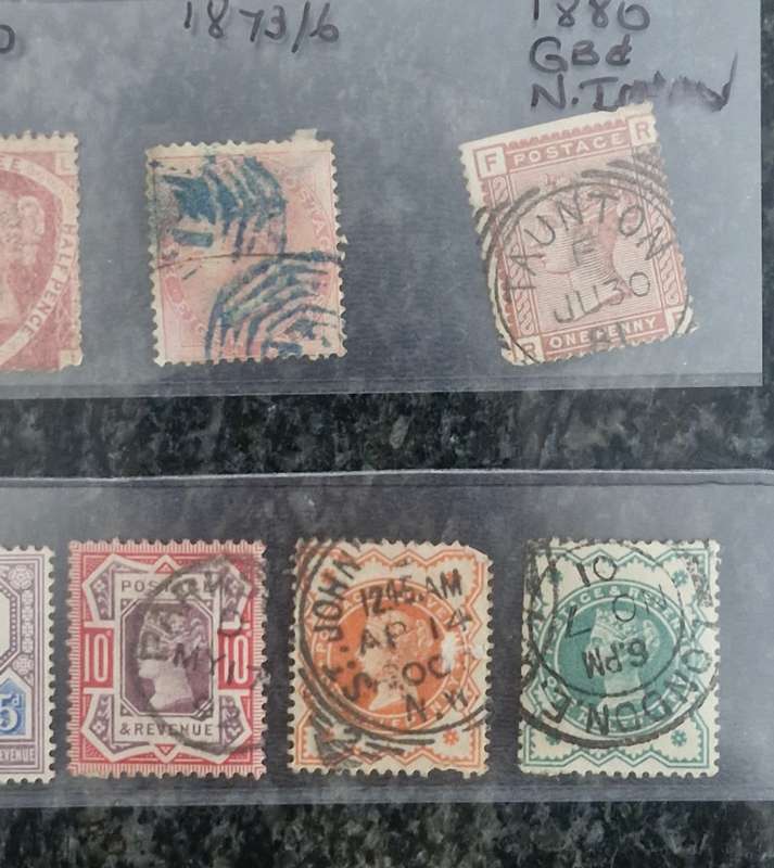 Lot of 19 Queen Victoria Great Britain Stamps - Great Value