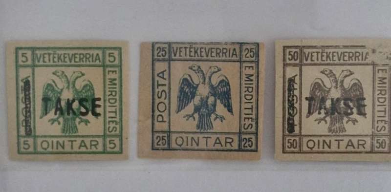 3 x Albania Cinderella Stamps - Mirdite Republic