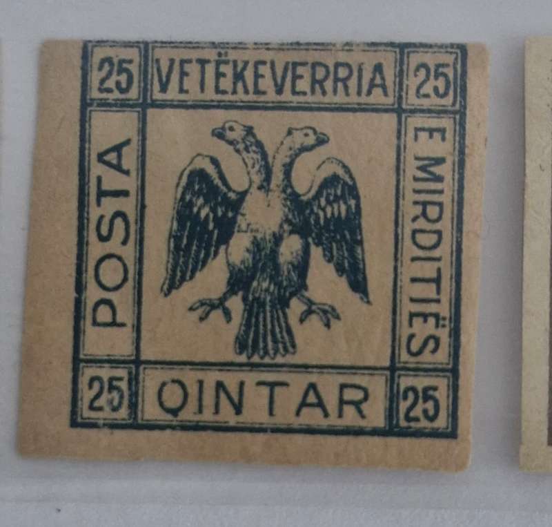 3 x Albania Cinderella Stamps - Mirdite Republic