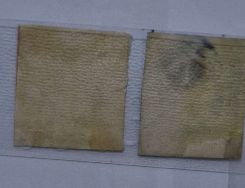 Romania 1869 Used Prince Karl I - 10 Bani (used)  and 15 Bani (Unused) stamps