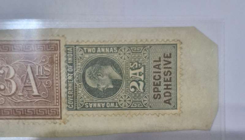 4 x British India Fiscal stamps - 1903