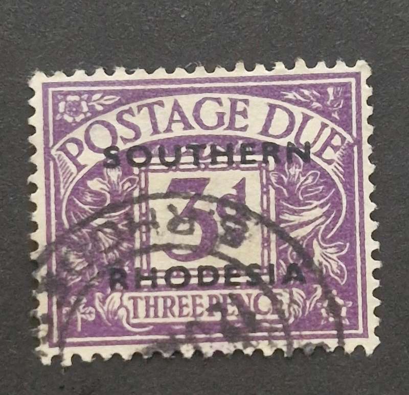 1951 SOUTHERN RHODESIA POSTAGE DUE STAMPS