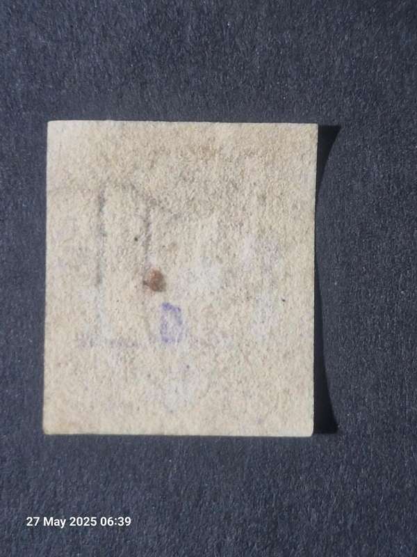 1859 IONIAN ISLAND 2P LAKE STAMP - USED.  HIGH VALUE