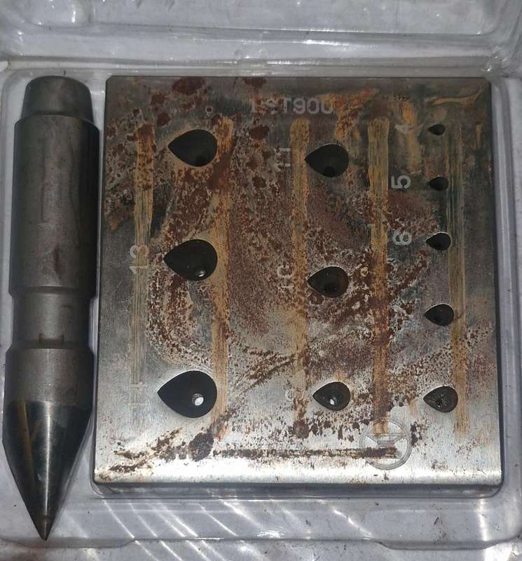3 bezel punches - different shapes - Teadrop/pear, square and round all for the price of 1!!!!!!!
