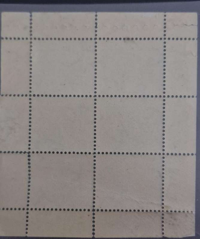 Mini sheet of 6 x  1 1/2d stamps in Mint condition - South Africa