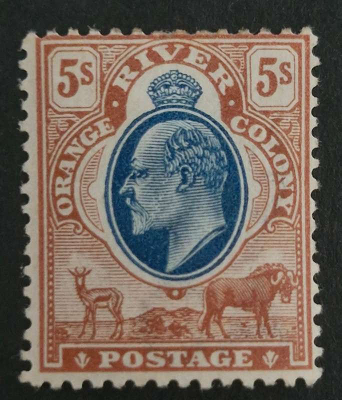 1903 Orange River Colony 5S Mint stamp