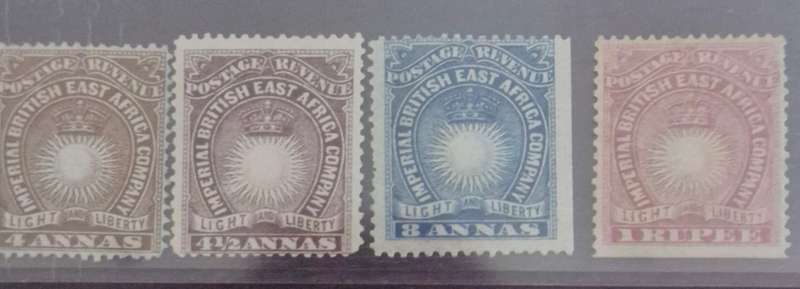 Lovely Collection of 4 x 1890 unused Imperial British East Africa Company stamps - Mint