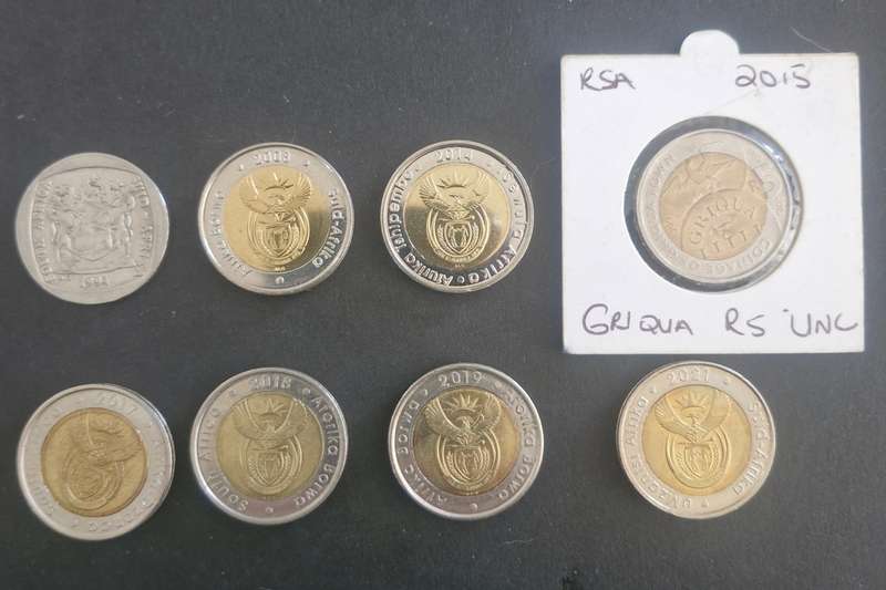 COLLECTION OF 8 MANDELA COMMEMORATIVE COINS INCL 1994 PRESIDENTIAL INAUGURATION