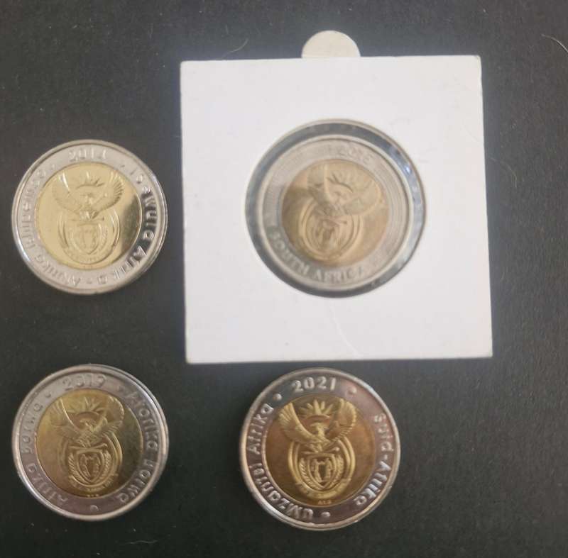 COLLECTION OF 8 MANDELA COMMEMORATIVE COINS INCL 1994 PRESIDENTIAL INAUGURATION