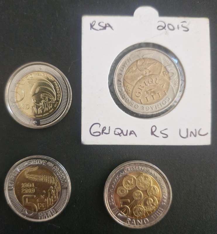 COLLECTION OF 8 MANDELA COMMEMORATIVE COINS INCL 1994 PRESIDENTIAL INAUGURATION