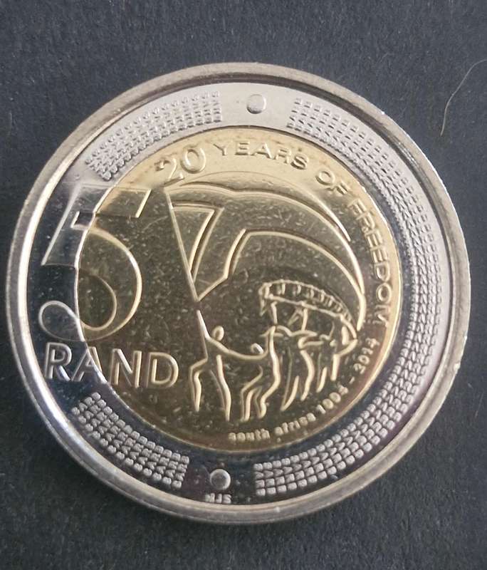 COLLECTION OF 8 MANDELA COMMEMORATIVE COINS INCL 1994 PRESIDENTIAL INAUGURATION