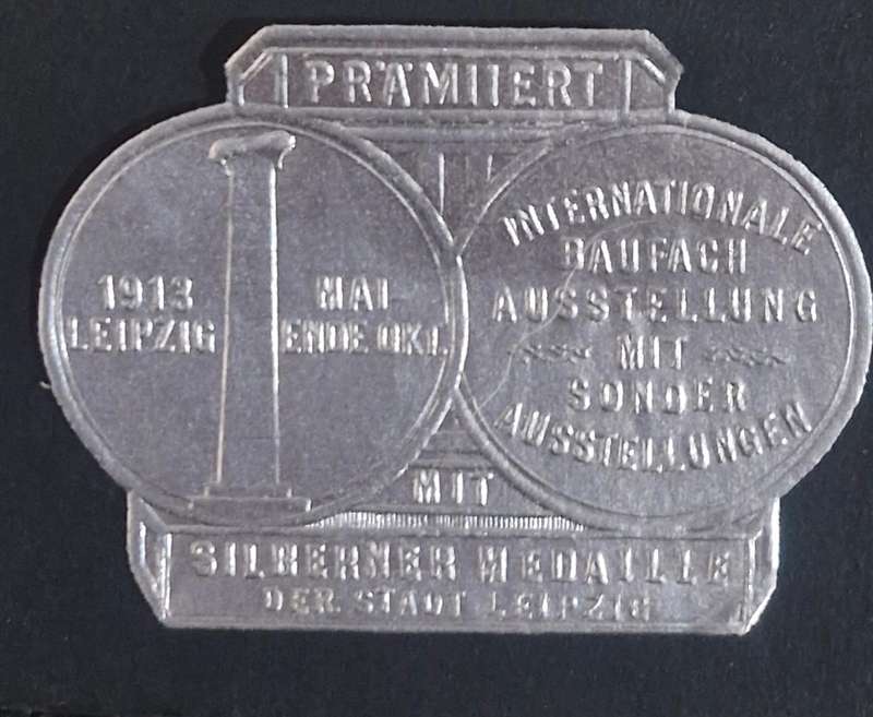 RARE SELECTION OF 8 GERMAN CINDERELLA EXHIBITION STAMPS 1909 - 1914 -INC SILVER MEDAL STAMP