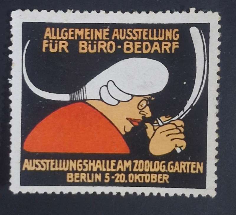 RARE SELECTION OF 12 GERMAN AND OTHER CINDERELLA STAMPS STARTING FROM 1905 ONWARDS