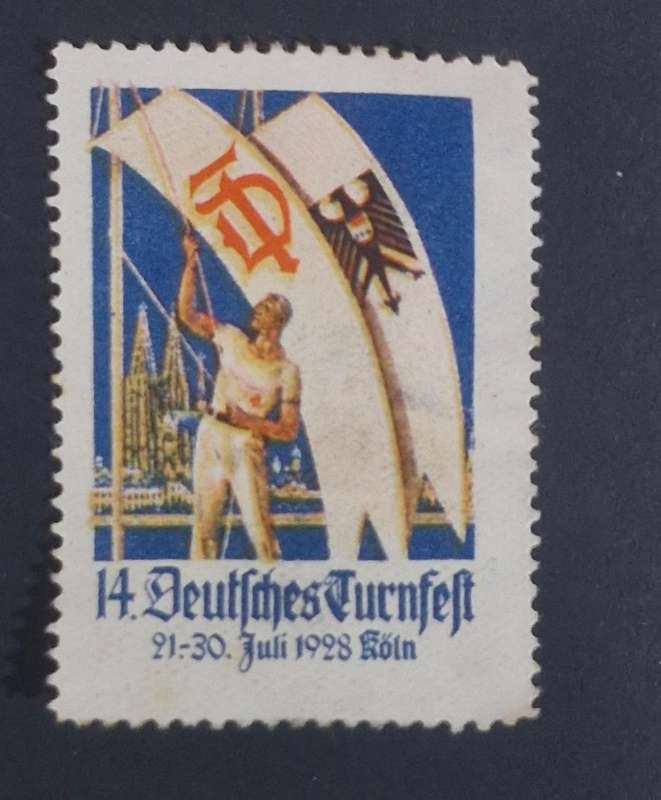 RARE SELECTION OF 12 GERMAN AND OTHER CINDERELLA STAMPS STARTING FROM 1905 ONWARDS