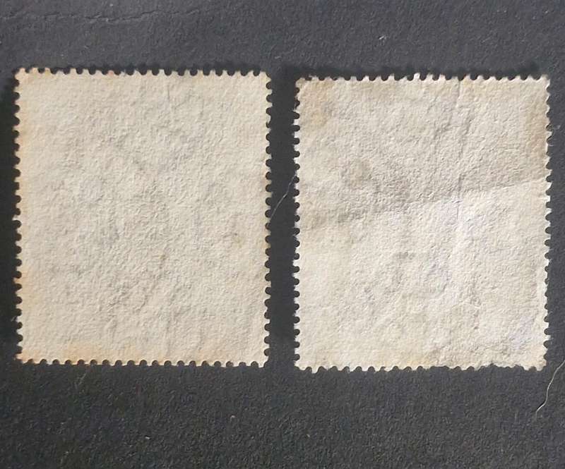 1910 UNION OF 2 1/2d STAMPS  - 2 DIFFERENT SHADES