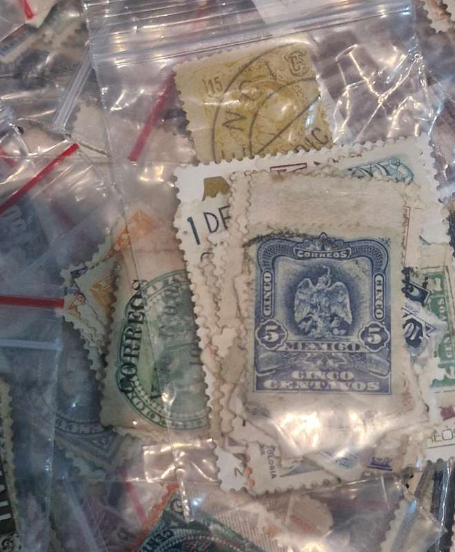 Lucky packet of Semi sorted South American stamps - 1800s to more recent