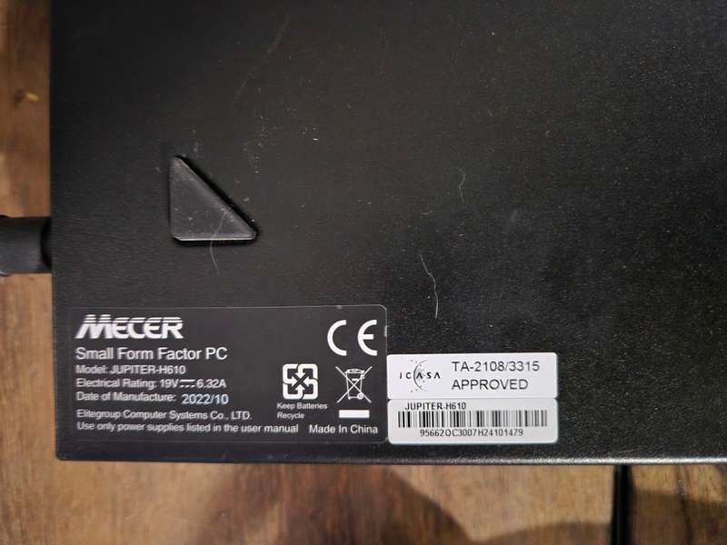 ***Mecer Xtreme Jupiter Mini PC (i5 - 12th Gen) (32Gb DDR4)*** 512gb SSD