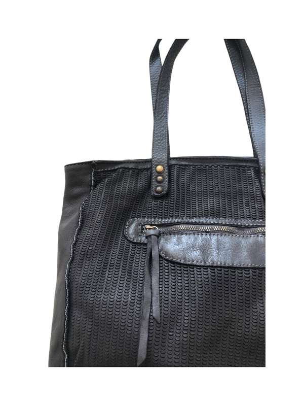 GENUINE LEATHER SHOULDER BAG