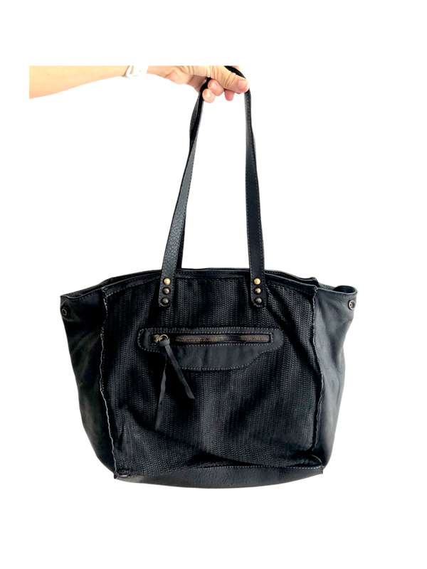 GENUINE LEATHER SHOULDER BAG