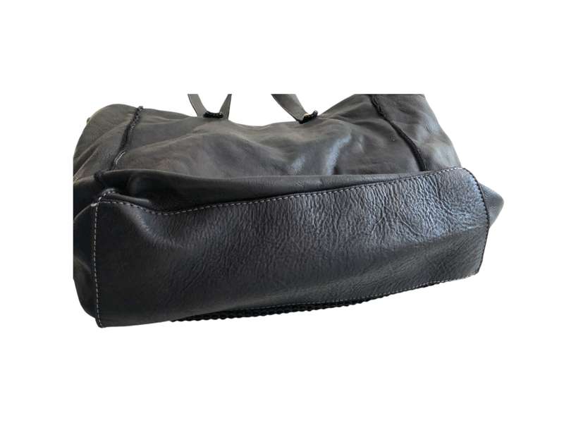 GENUINE LEATHER SHOULDER BAG