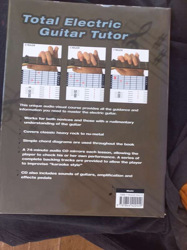 Total Electric guitar tutor includes free CD