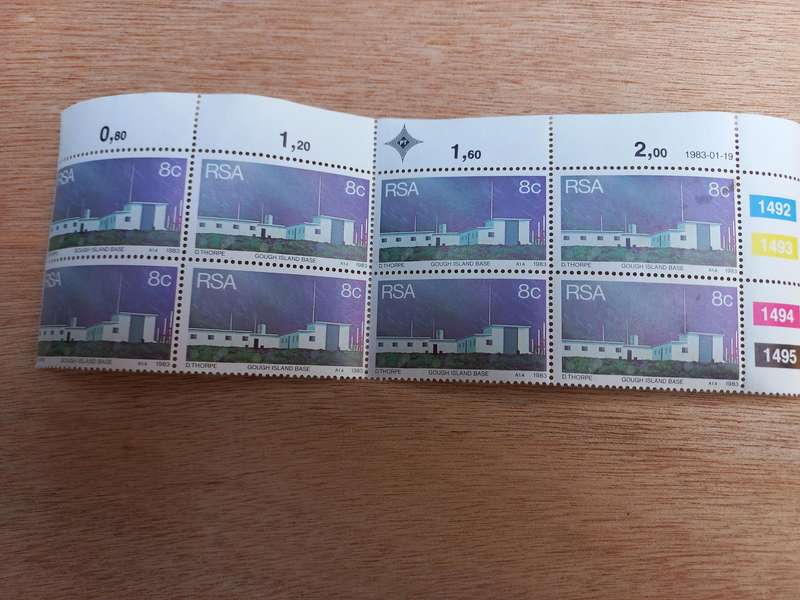 South African  Gough Island base stamps 1983