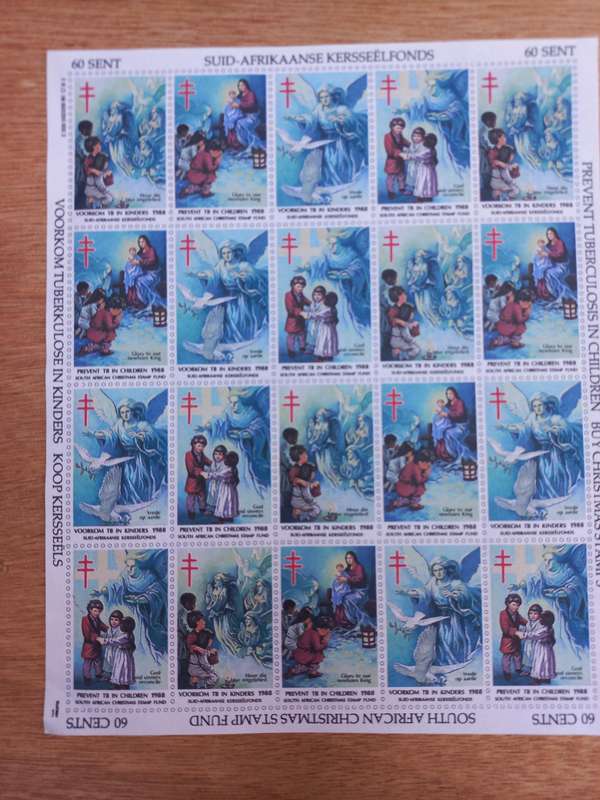 South African Christmas stamps 1988