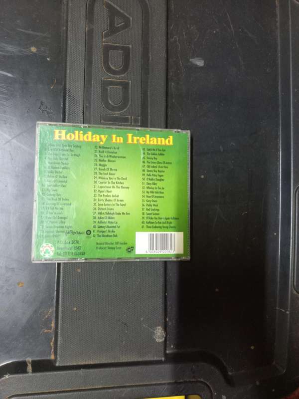 CD  of Tommy Scott's Holiday in Ireland