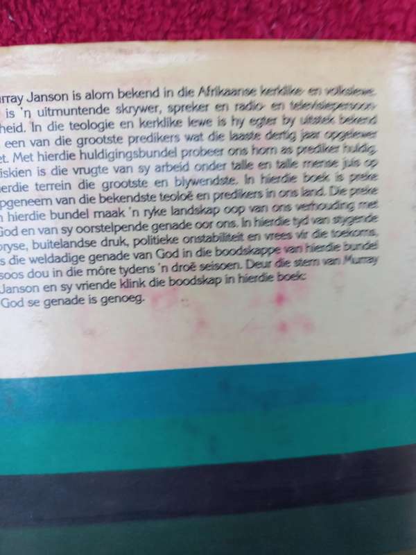 God se genade is genoeg