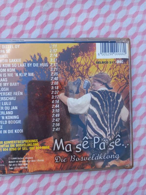 THYS DIE BOSVELDKLONG  MA SE PA SE... CD
