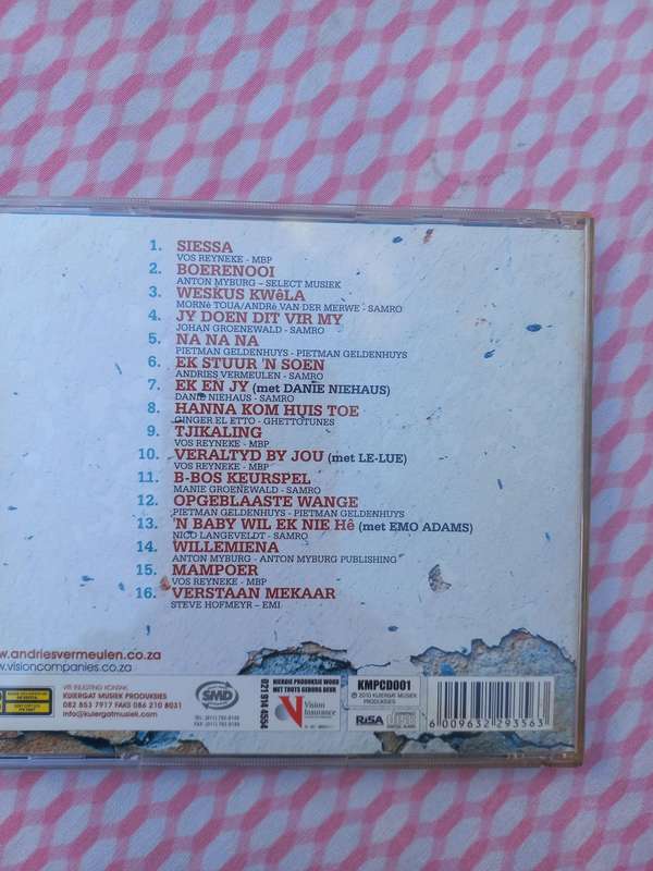 ANDRIES VERMEULEN WESKUS KWELA CD