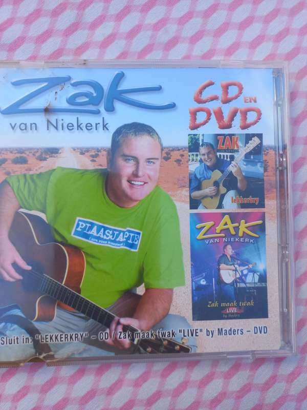 ZAK VAN NIEKERK SE  CD EN DVD 2 DISCS