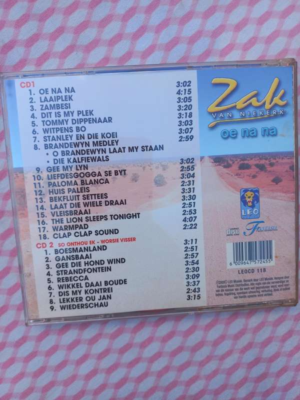 ZAK VAN NIEKERK SE OE NA NA CD