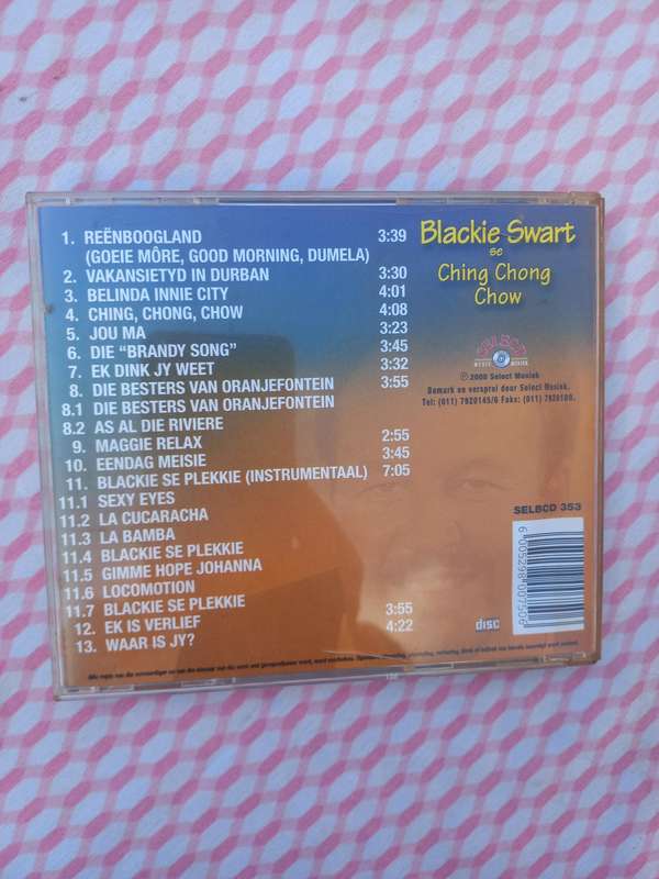 BLACKIE SWART se CHING CHONG CHOW   CD