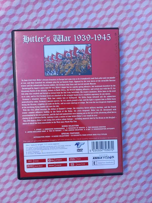 HITLER'S WAR DVD