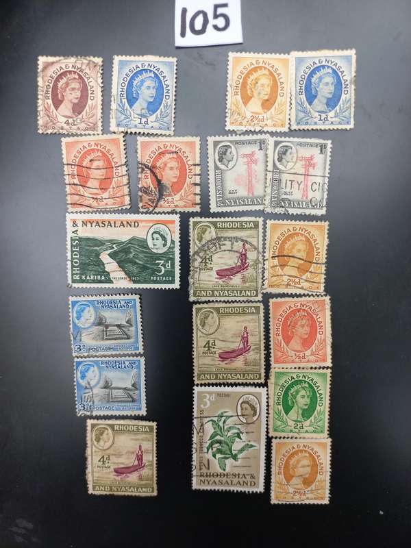 Stamps of  RHODESIA &NYASALAND