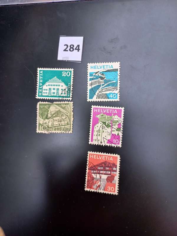 STAMPS OF HELVITIA