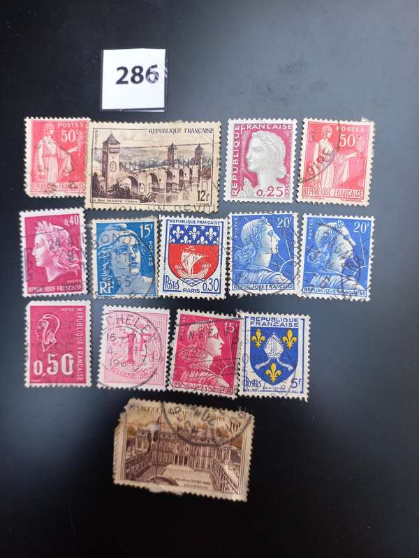 STAMPS OF REPUBLIC FRANCAISE