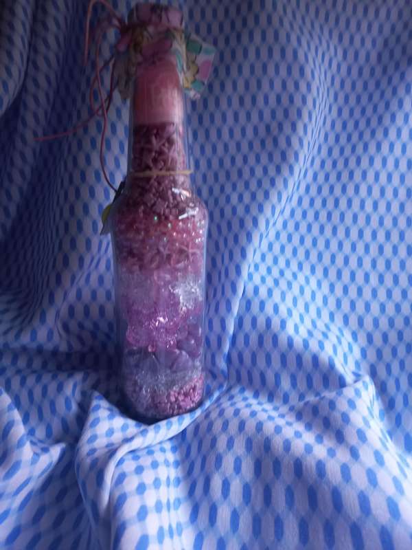 Beads in a bottle