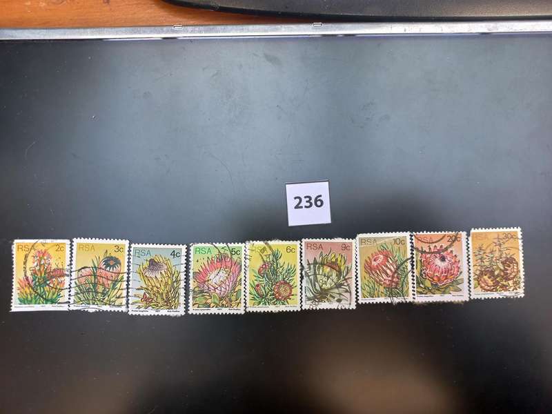Stamps of South Africa PROTEA SET