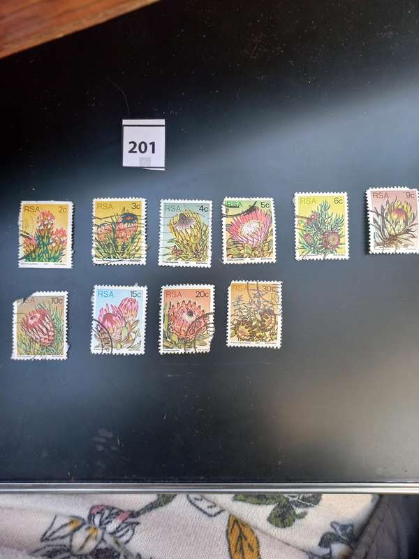 Stamps of South Africa PROTEA SET