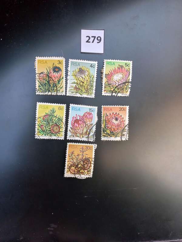 Stamps of South Africa PROTEA SET