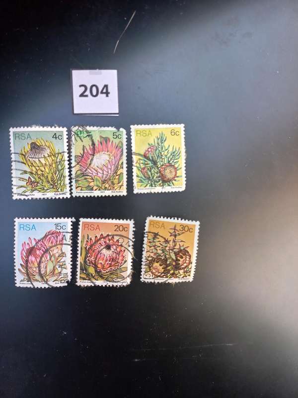 Stamps of South Africa PROTEA SET