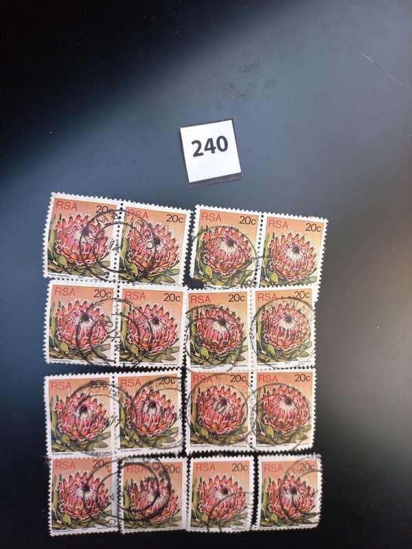 Stamps of South Africa PROTEAS